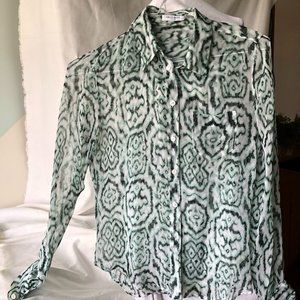 Sheer Silk Equipment Femme Blouse